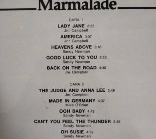 LP 1981 ROCK Marmalade. Vinilo