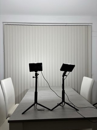 Kit 2 Focos LED Video 5600K con Trípodes USB