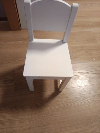 Scrivania pieghevole per bambini bianca