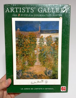 Puzzle Jumbo Artists' Gallery: Giardino dell'artista a Vetheuil di Claude Monet