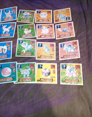 35 Cromos Pokémon Amada Saikyo Seal Retsuden 90s