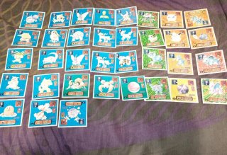 35 Cromos Pokémon Amada Saikyo Seal Retsuden 90s