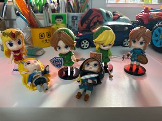 6 Figuras Zelda Link por 15€