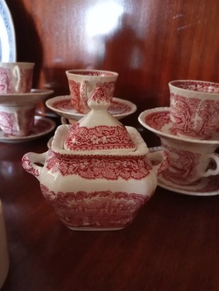 Juego Café Inglés Vintage Mason's Vista