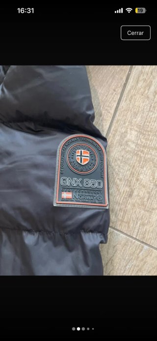 Abrigo Geographical Norway Negro