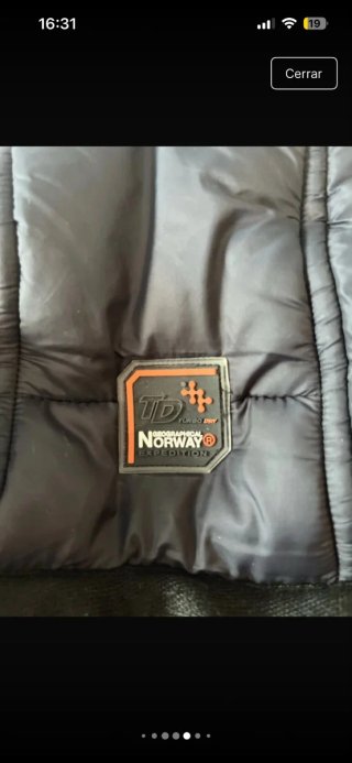 Abrigo Geographical Norway Negro