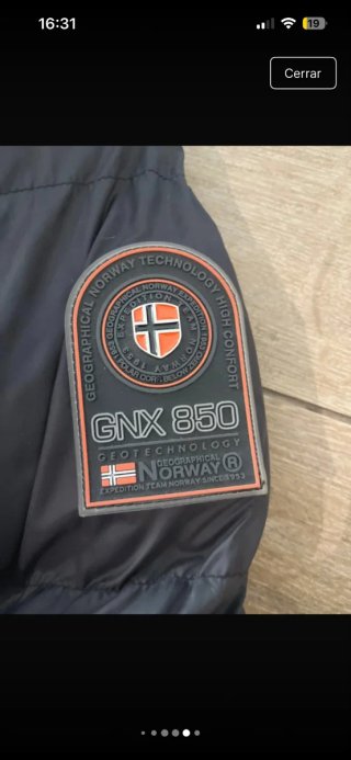 Abrigo Geographical Norway Negro
