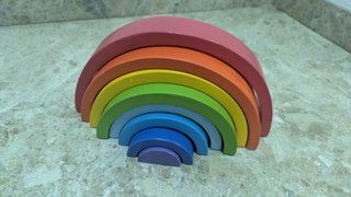 Arcoíris de Madera Montessori