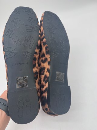 Bailarinas C.Paravano Estampado Leopardo, talla 41