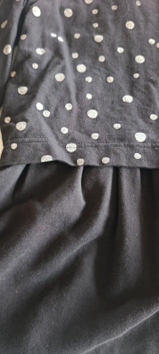 Abito in felpa Primigi a pois glitter 7 anni 124 c