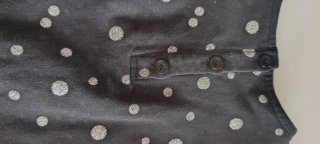 Abito in felpa Primigi a pois glitter 7 anni 124 c
