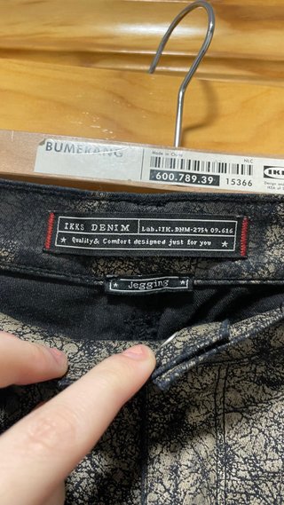 Pantalones elásticos IKKS Denim Estampados