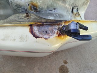 Depósito Gasolina BMW R100 Blanco
