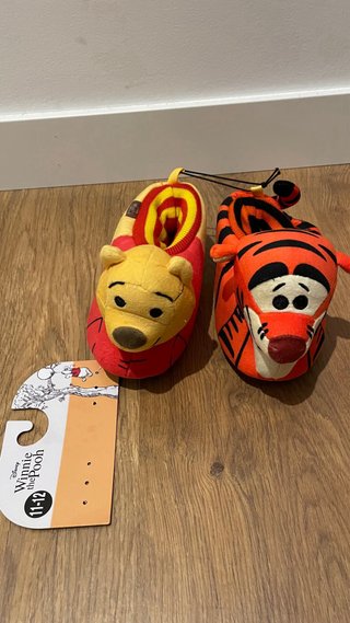 Pantuflas niño Winnie the Pooh y Tigger