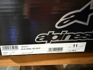 Botas Alpinestars Tech 7 Talla 45,5