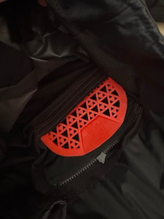 Chaqueta Moto Negra con Espaldera Talla M