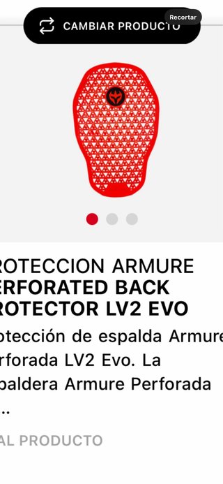 Chaqueta Moto Negra con Espaldera Talla M