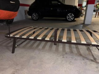Somier Madera Patas Extraíbles Cama Nido