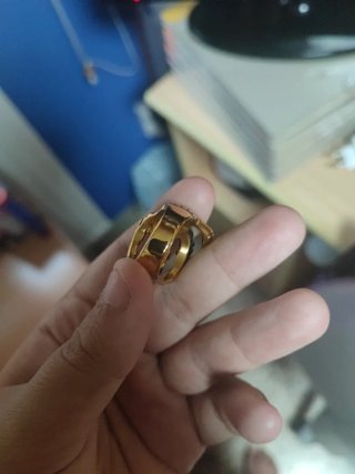 Anillo Calavera Dorado