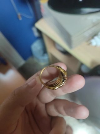 Anillo Calavera Dorado