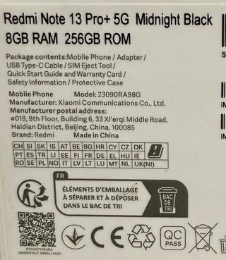 Xiaomi Redmi Note 13 Pro+ Negro