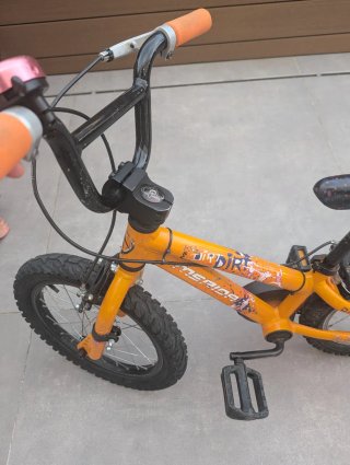 Bicicleta infantil 16 naranja