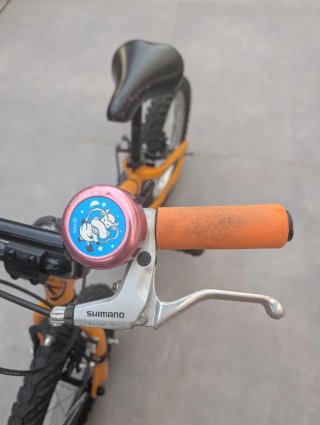Bicicleta infantil 16 naranja