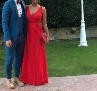 Vestido de fiesta rojo