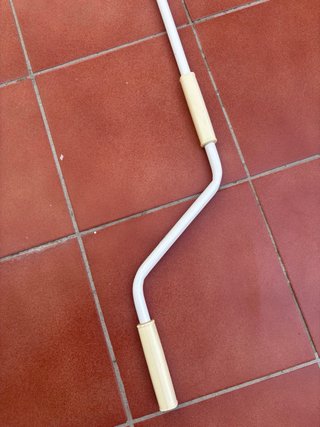 Palo para toldo blanco 155 cm