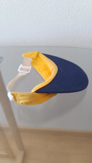 Gorra Visera Michelin Amarilla y Azul
