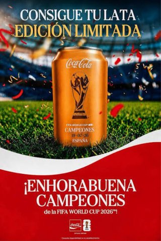 Lata Coca-Cola España Campeones del Mundo