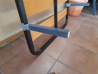 Somier metálico con lamas de madera 90 x 180