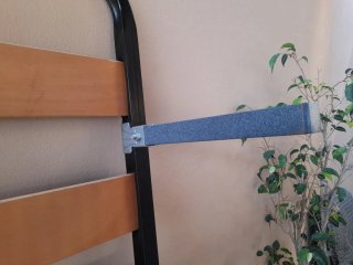 Somier metálico con lamas de madera 90 x 180