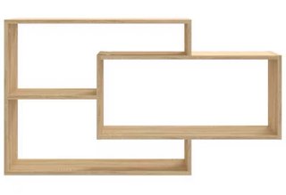 Estantería de madera moderna