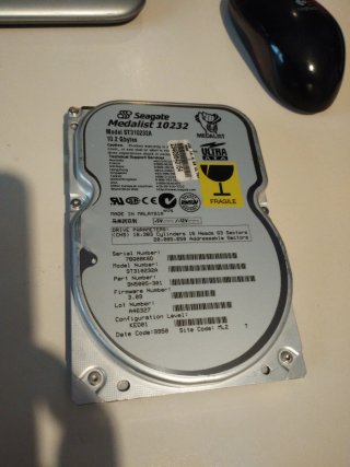 Disco Duro Seagate Medalist 10232 10.2GB