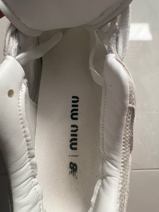 New Balance x Miu Miu Sneakers grigio/Bianco