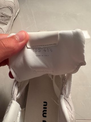 New Balance x Miu Miu Sneakers grigio/Bianco