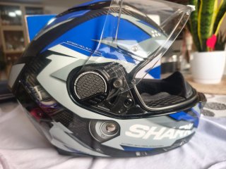 Casco Shark Spartan GT Carbon Urikan Azul talla XS