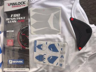 Casco Shark Spartan GT Carbon Urikan Azul talla XS
