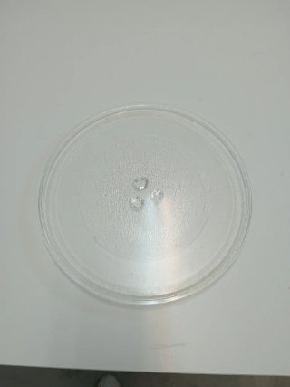 Plato de cristal para microondas