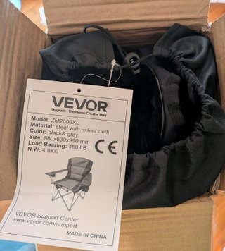 Sedia Campeggio Pieghevole VEVOR