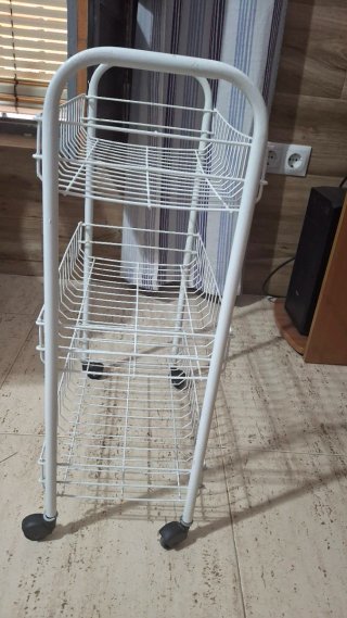 Carro organizador con 3 baldas