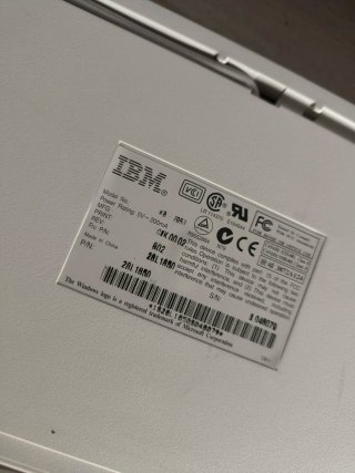 Teclado IBM KB 7943 Beige/Gris