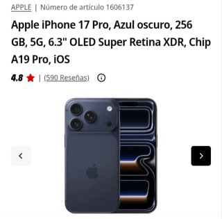 iPhone 17 PRO 256GB Caja Sin Abrir