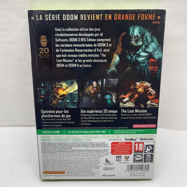 Doom 3 BFG Edition Xbox 360