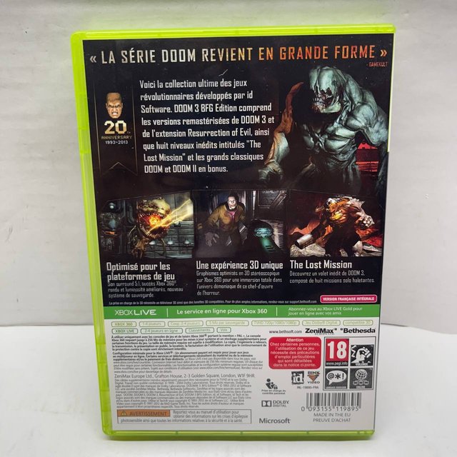 Doom 3 BFG Edition Xbox 360