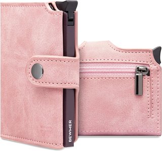 Cartera Minimalista BEWMER RFID Rosa