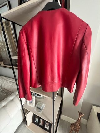 Cazadora Piel Roja Talla M