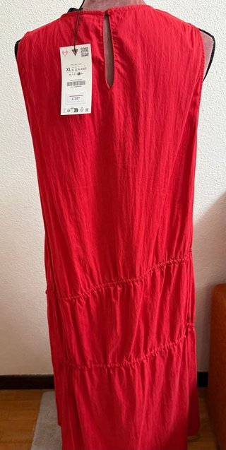 Vestido Zara Rojo XL Sin Estrenar