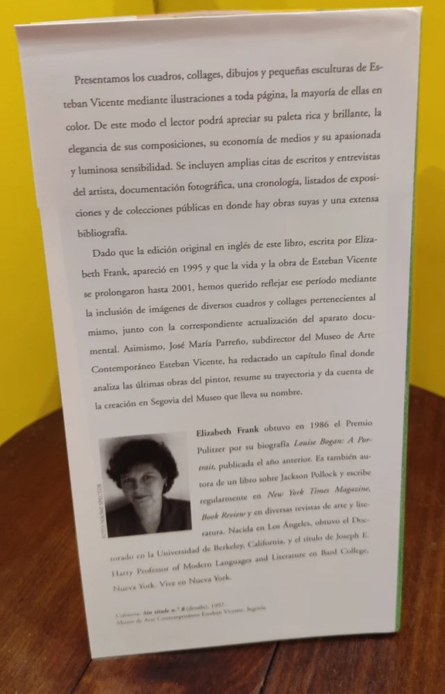 Esteban Vicente  - Elizabeth Frank.